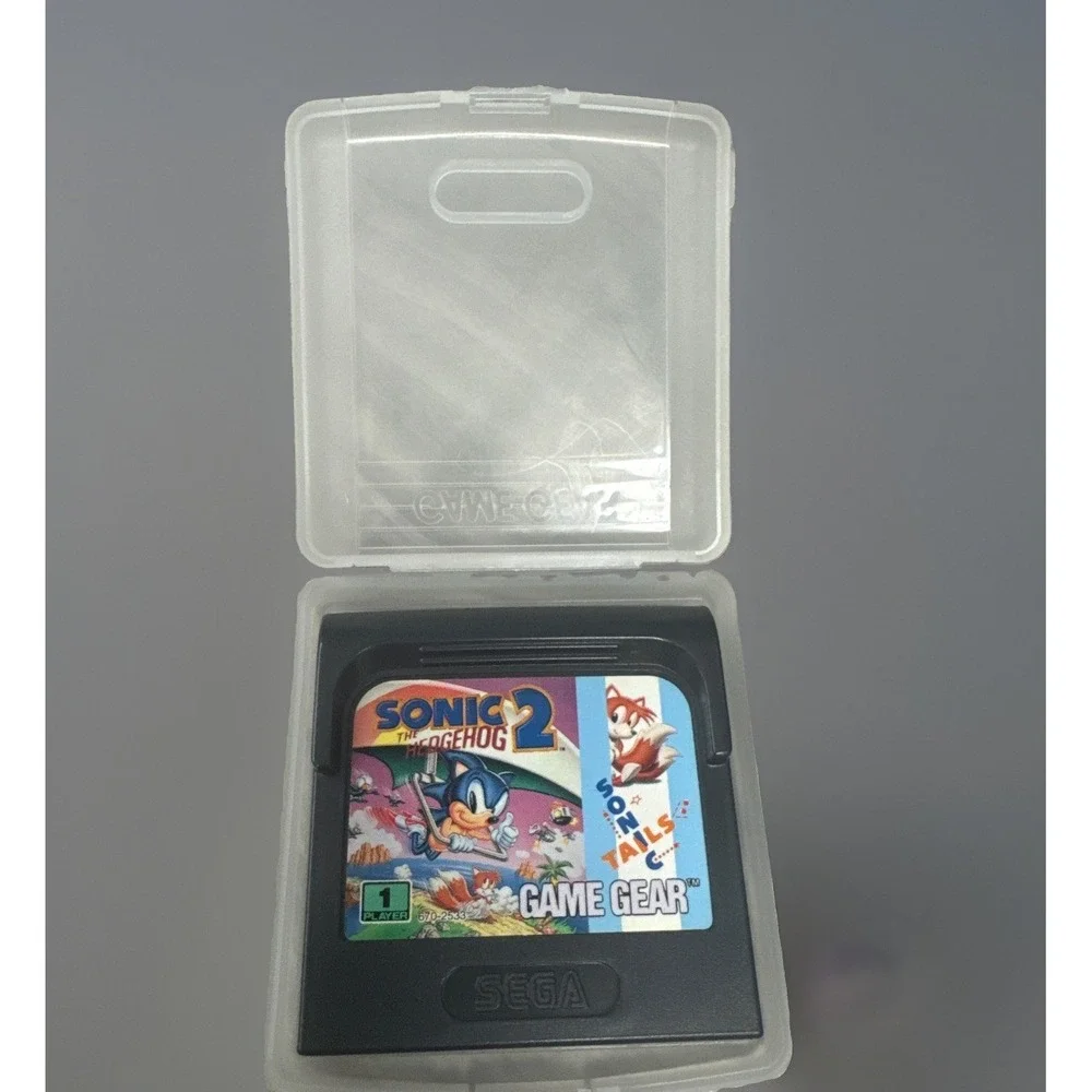 SEGA Sonic the Hedgehog 2 Platformer Sega Game Gear 1 Player with Case Untested